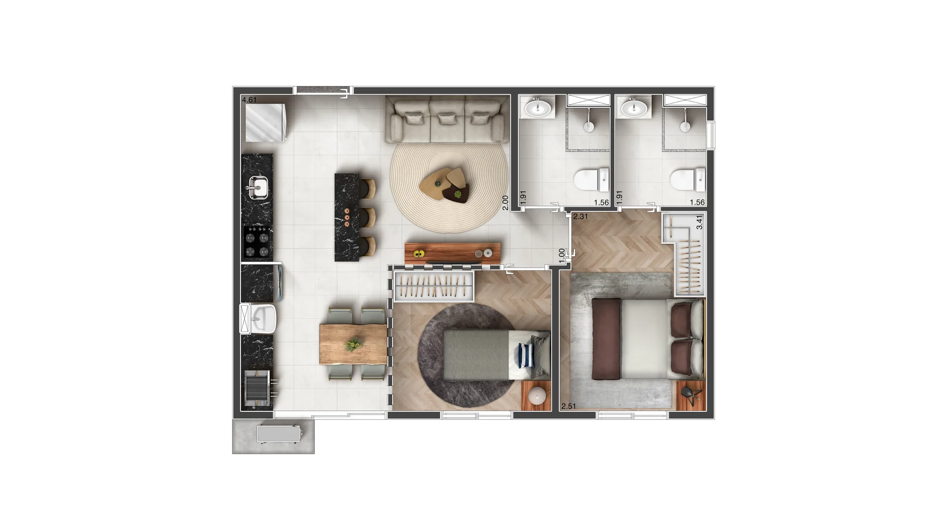 Integra Resort Urbano em Parque Residencial Itapeti, Mogi das Cruzes – foto 43