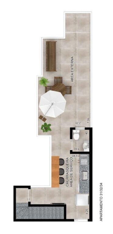 Villa Giardino em Santa Maria, Santo André – foto 3