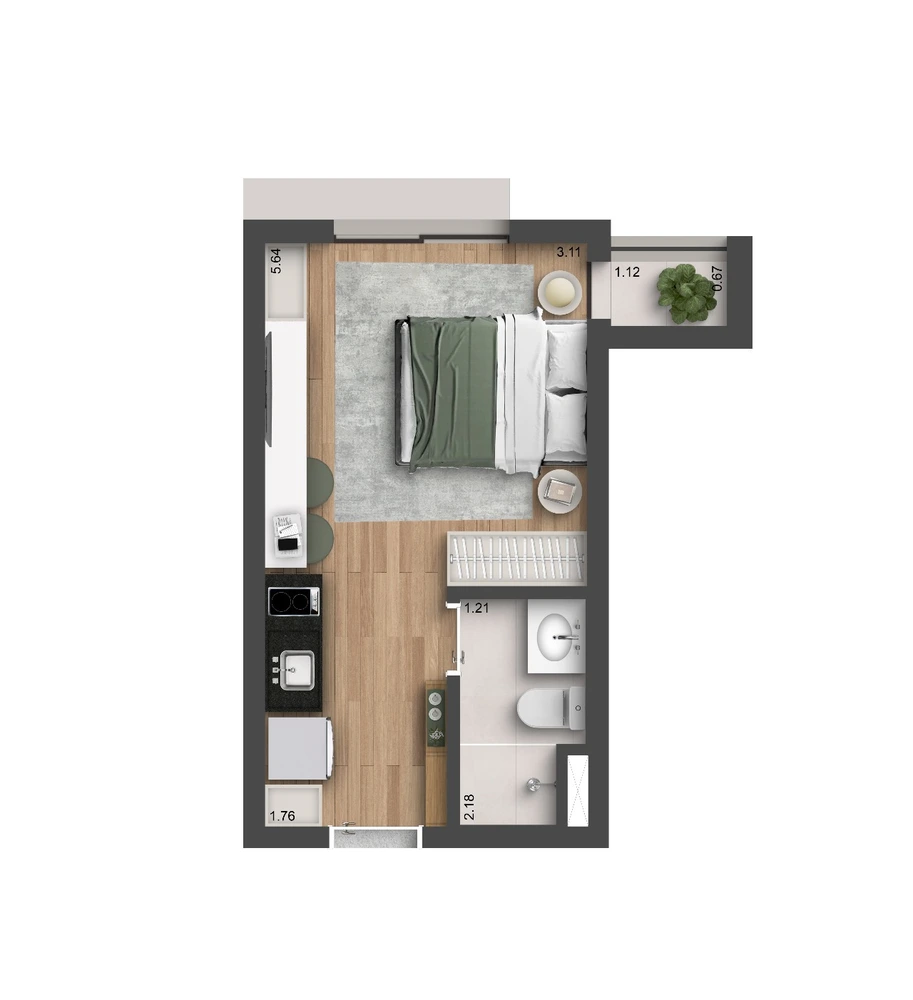 Auren Studios Vila Clementino em Vila Clementino, São Paulo – foto 1