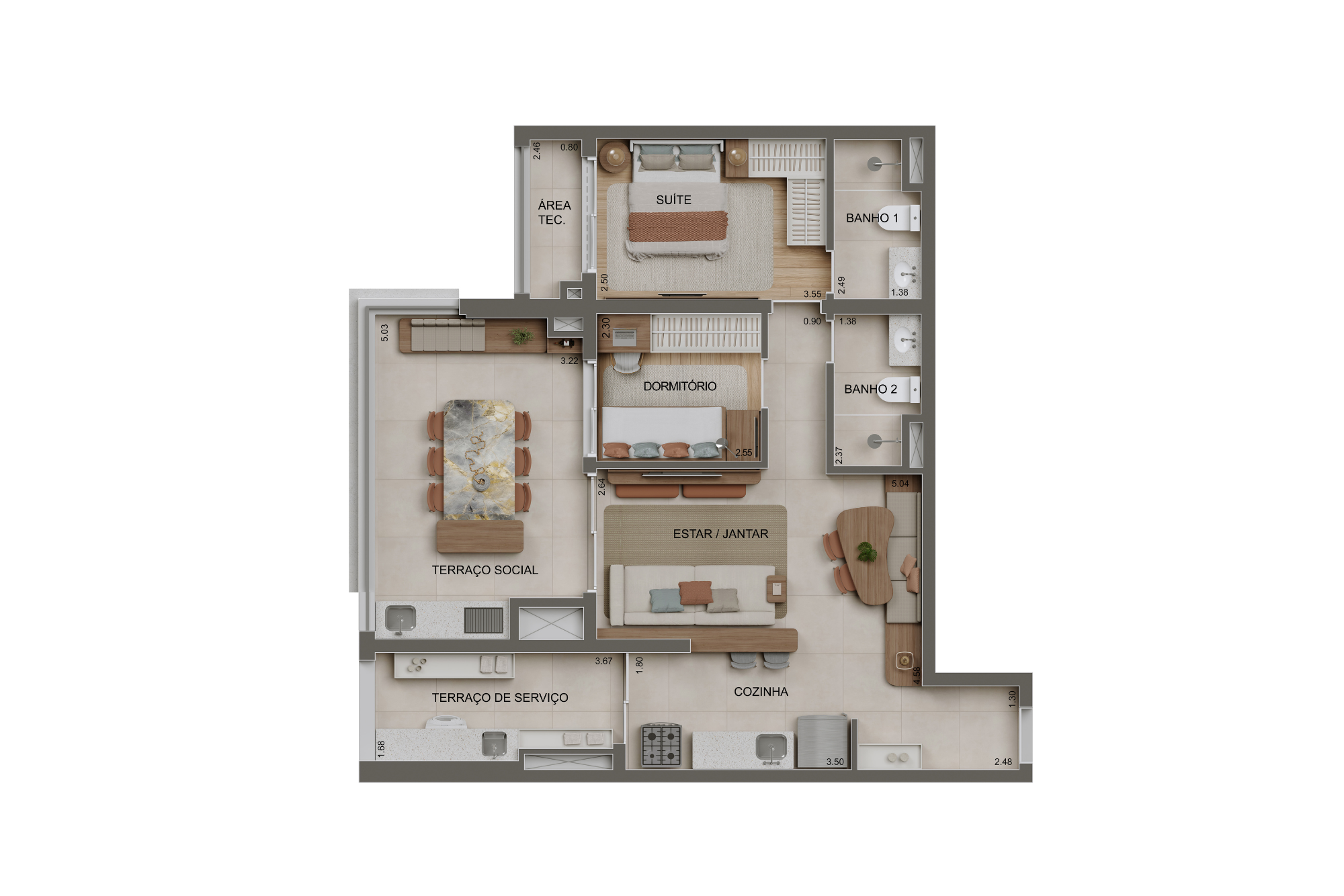 Alameda Tatuapé Condomínio Clube Residences em Tatuapé, São Paulo