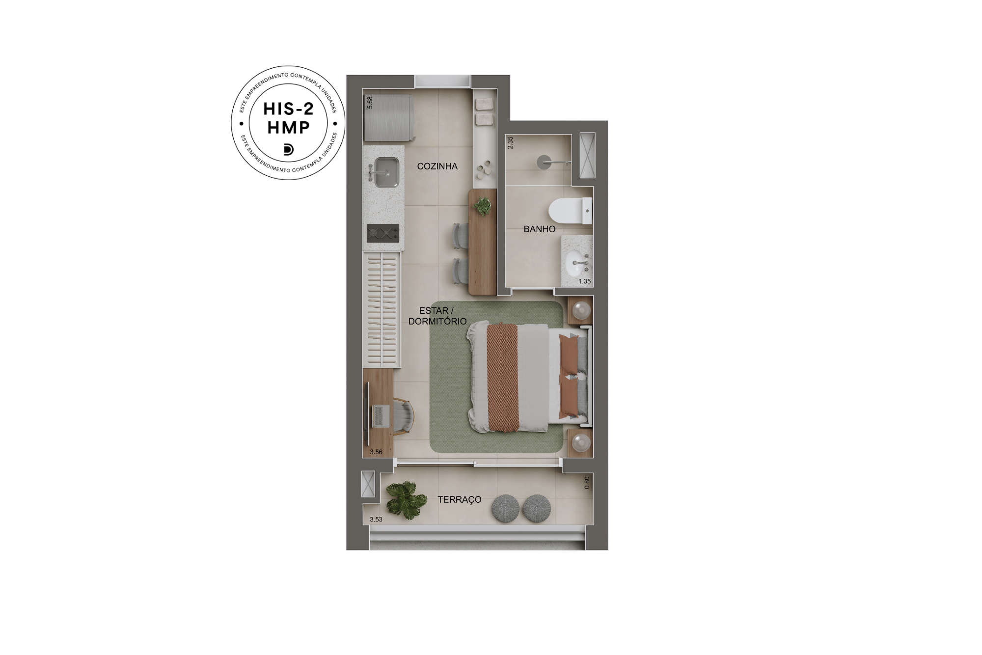 Alameda Tatuapé Condomínio Clube Home Spaces em Tatuapé, São Paulo