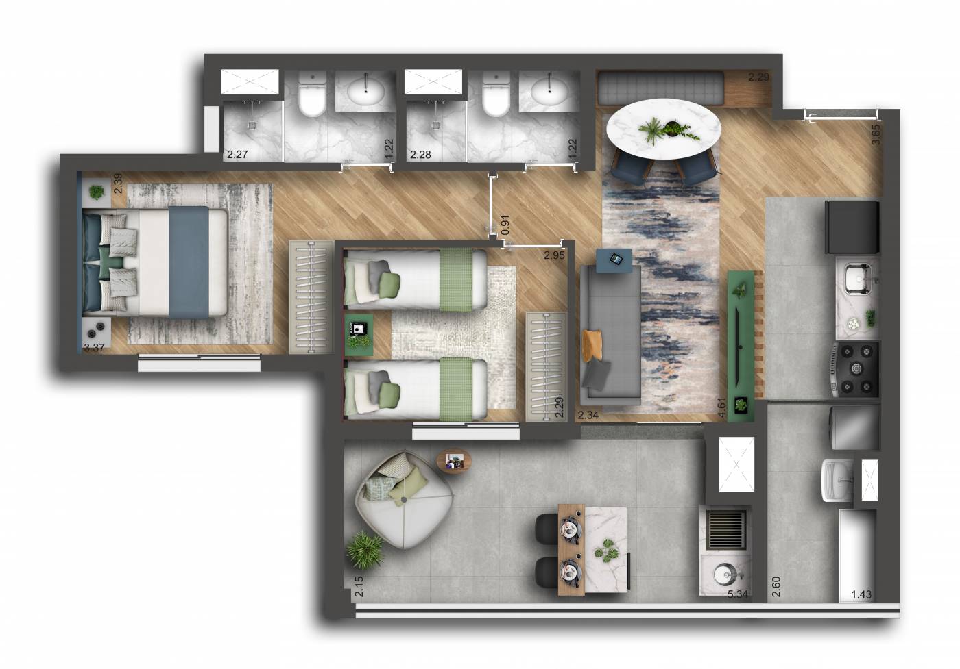 Smart Home Nova Klabin em Nova Klabin, São Paulo – foto 1