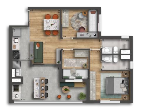 Smart Home Nova Klabin em Nova Klabin, São Paulo - foto 2