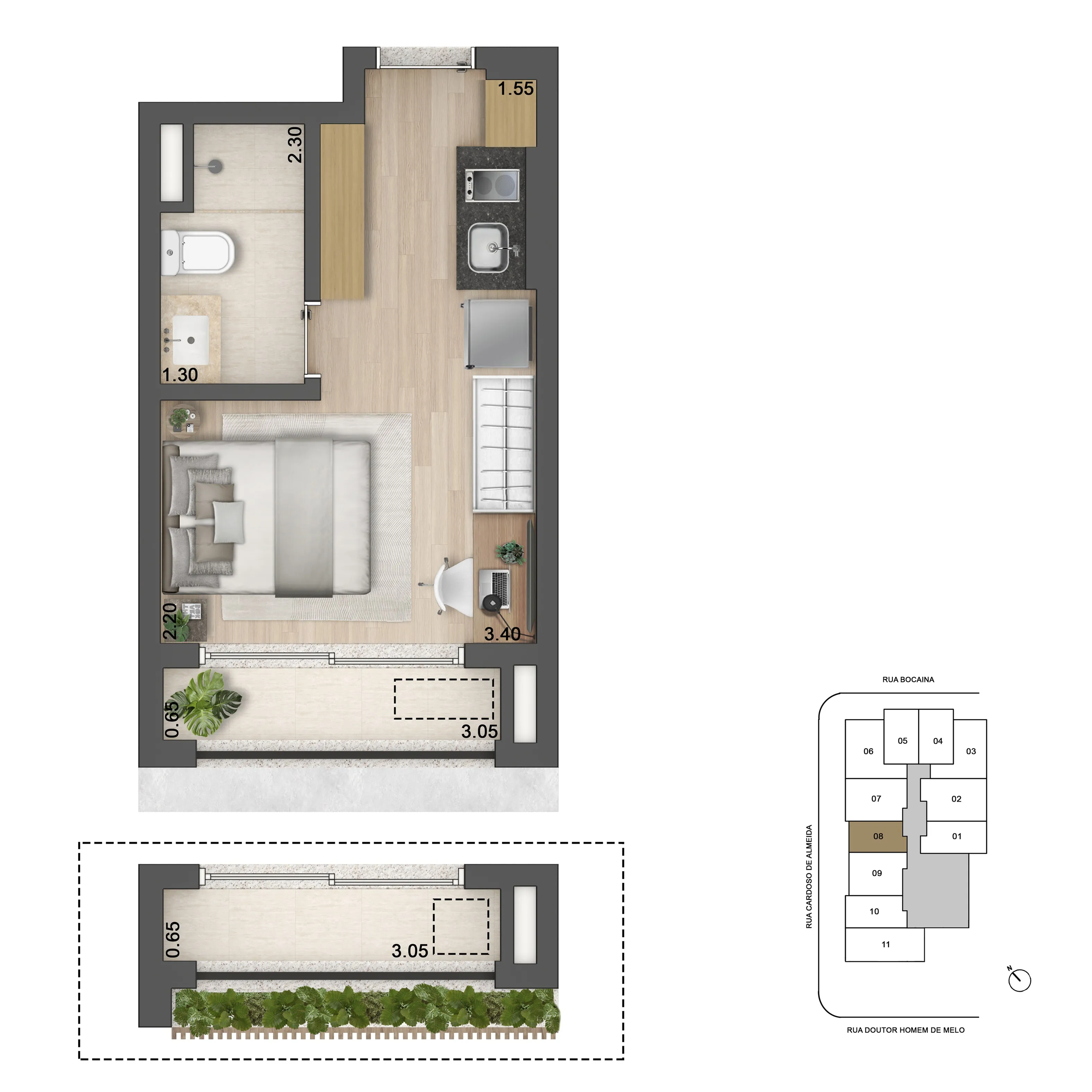 Aura Pacaembu Studios | Cyrela em Perdizes, São Paulo – foto 15
