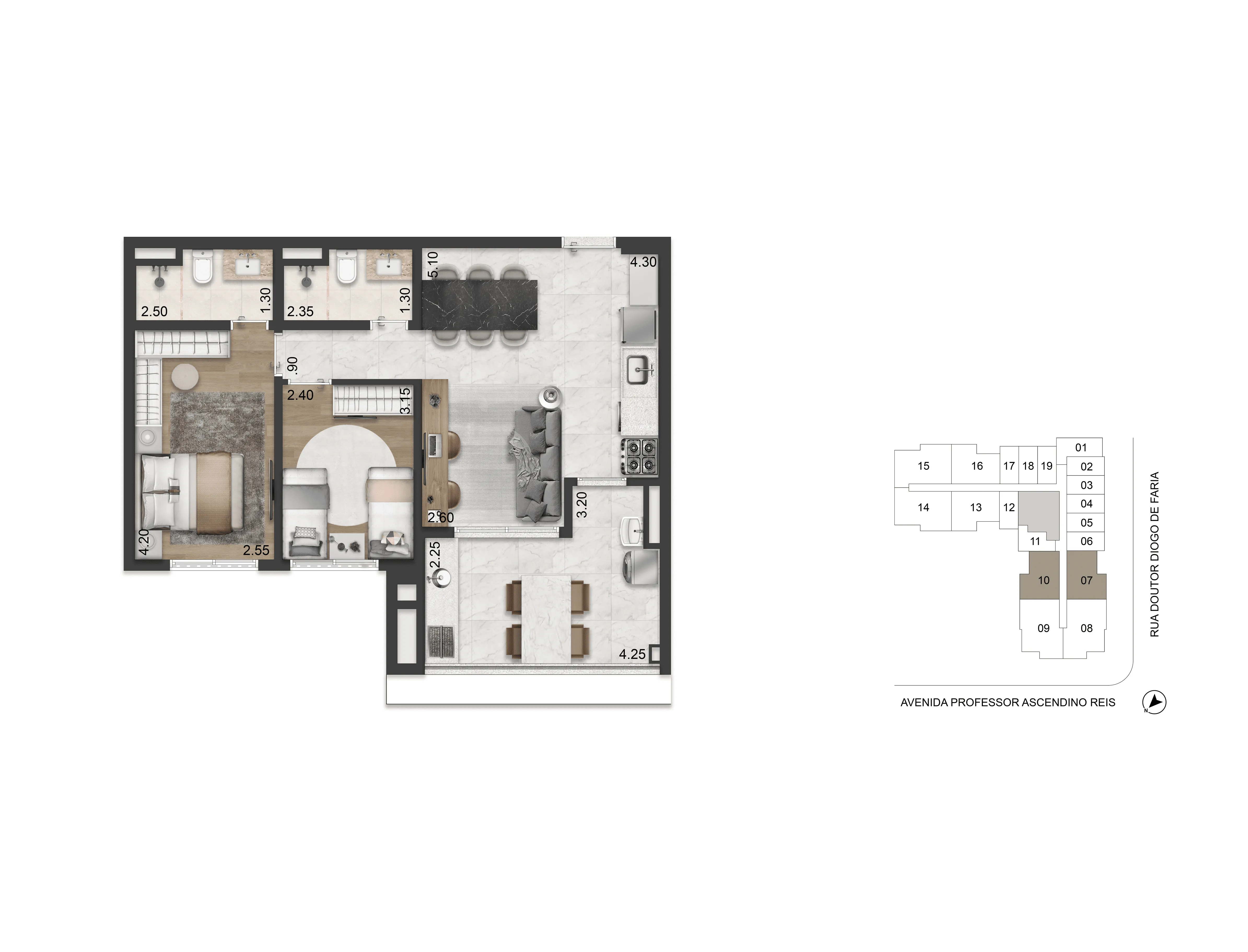 Casa Ibirapuera Apartments em Vila Clementino, São Paulo – foto 16