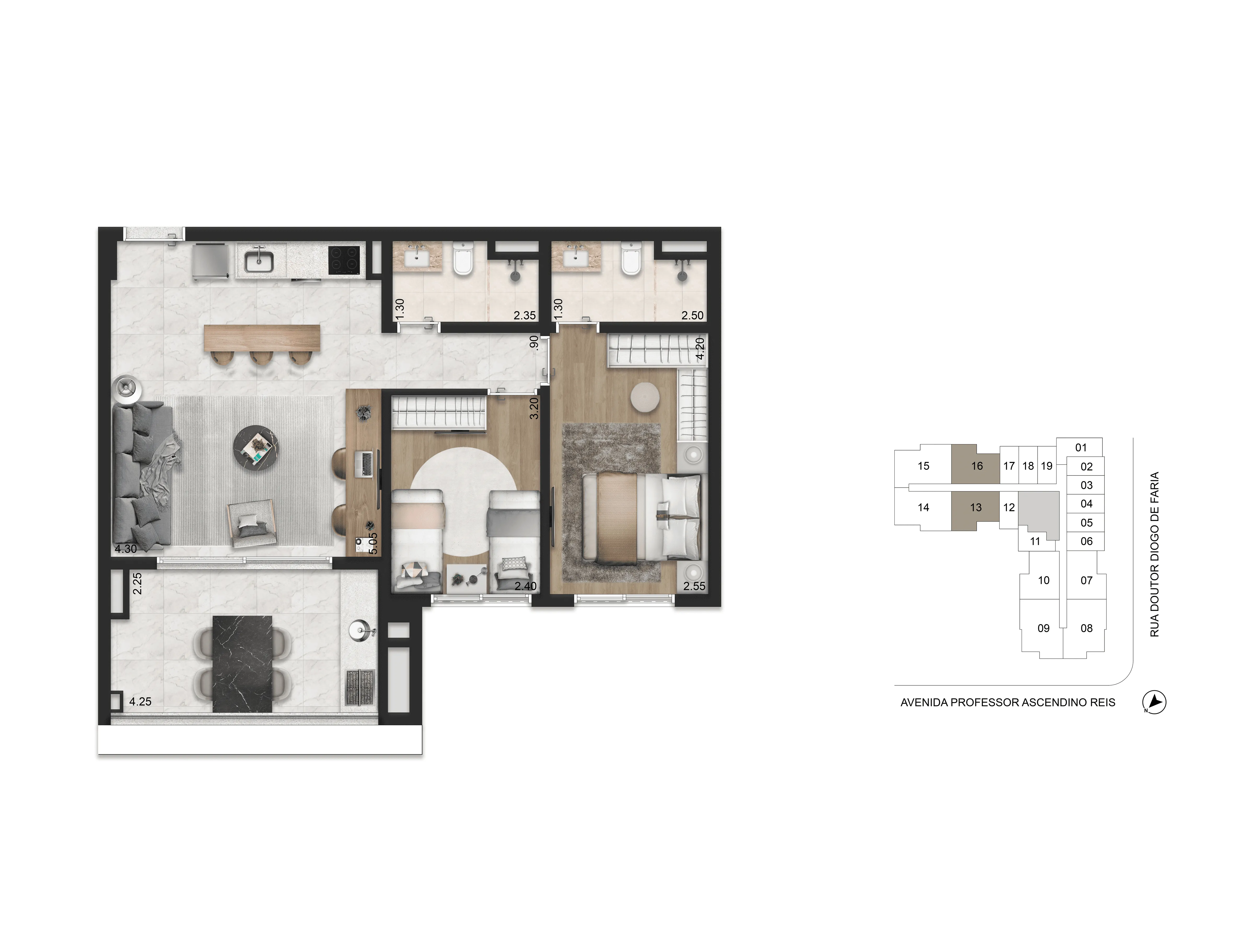 Casa Ibirapuera Apartments em Vila Clementino, São Paulo – foto 17
