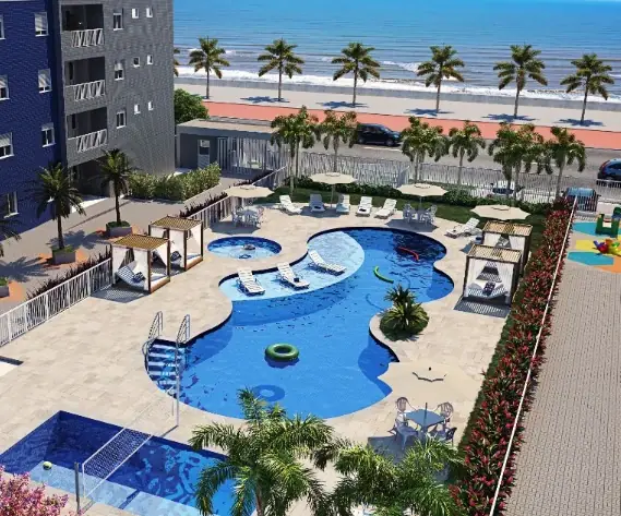 Ocean View em Balneário Umurama, Mongaguá