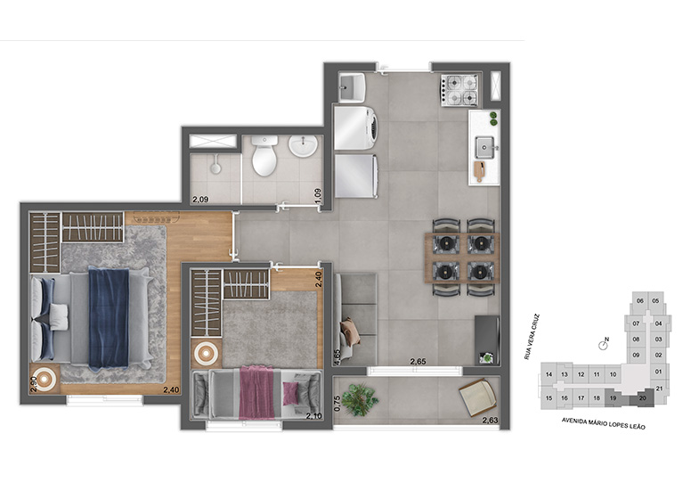 Viz by Plano&Plano em Santo Amaro, São Paulo – foto 3