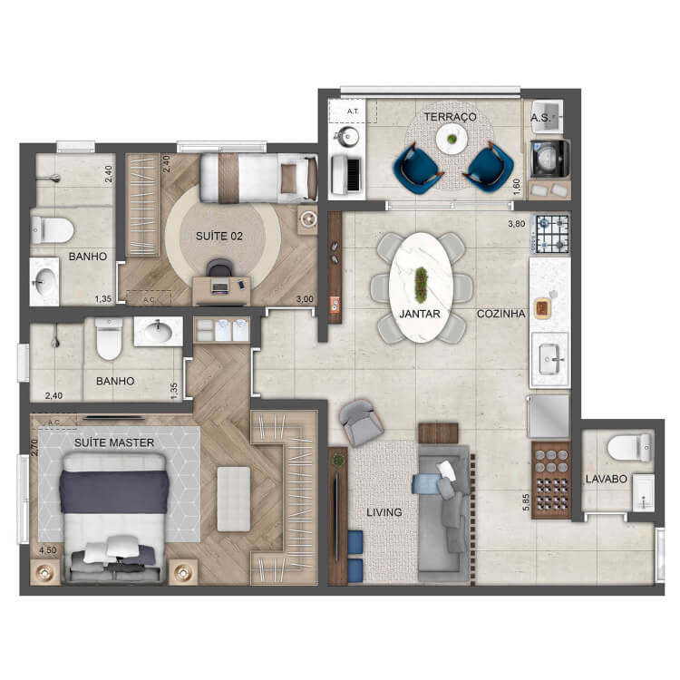 Blue Home Resort Jockey em Butantã, São Paulo – foto 40